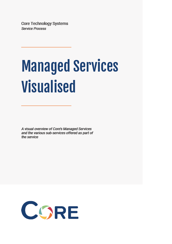 Front page of managed services visualised white paper