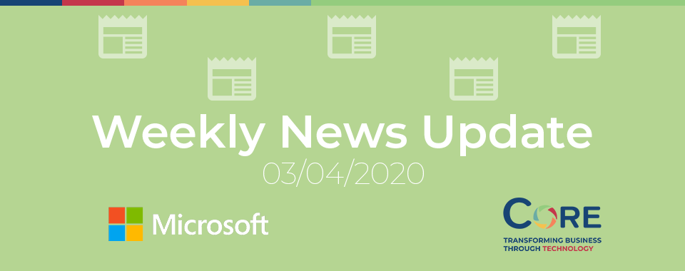 Updates Next Week Weekly News Update - 3rd April 2020