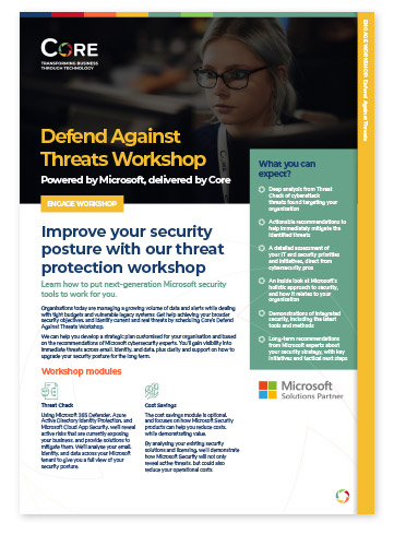 Defend Against Threats workshop