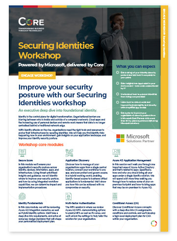 Securing Identities workshop